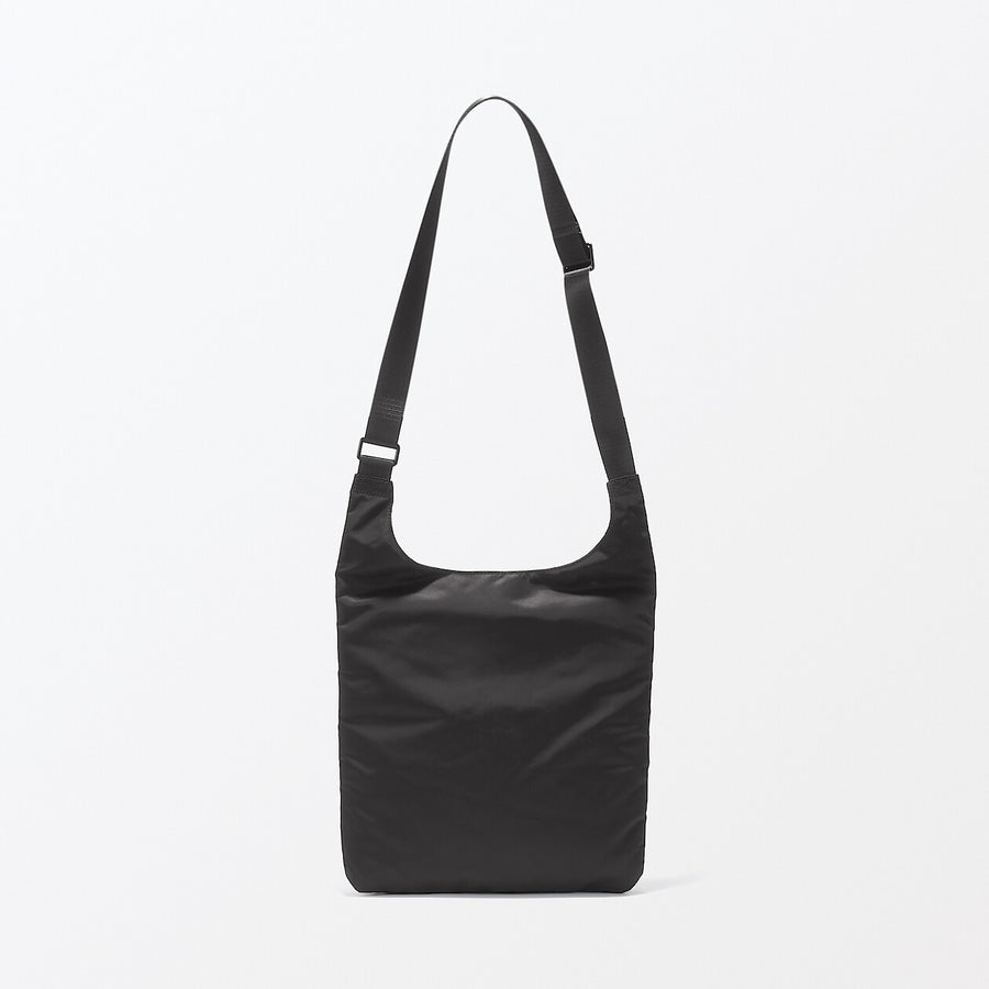 Nylon shoulder bag Black