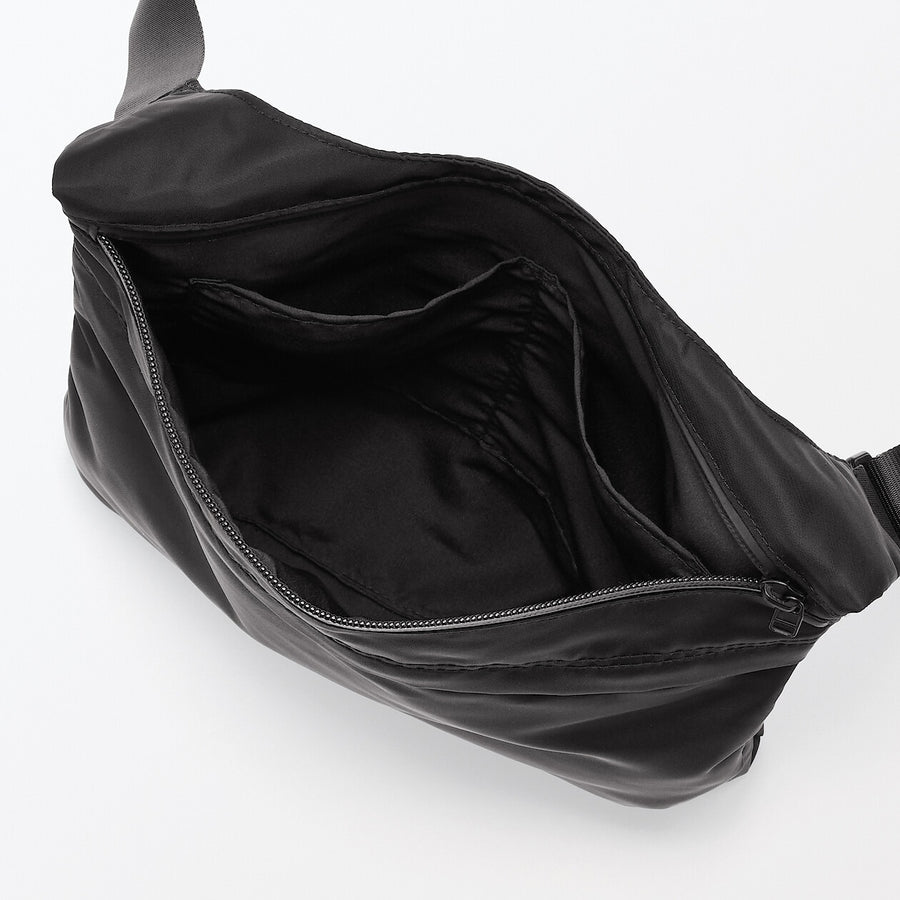 Nylon shoulder bag Black