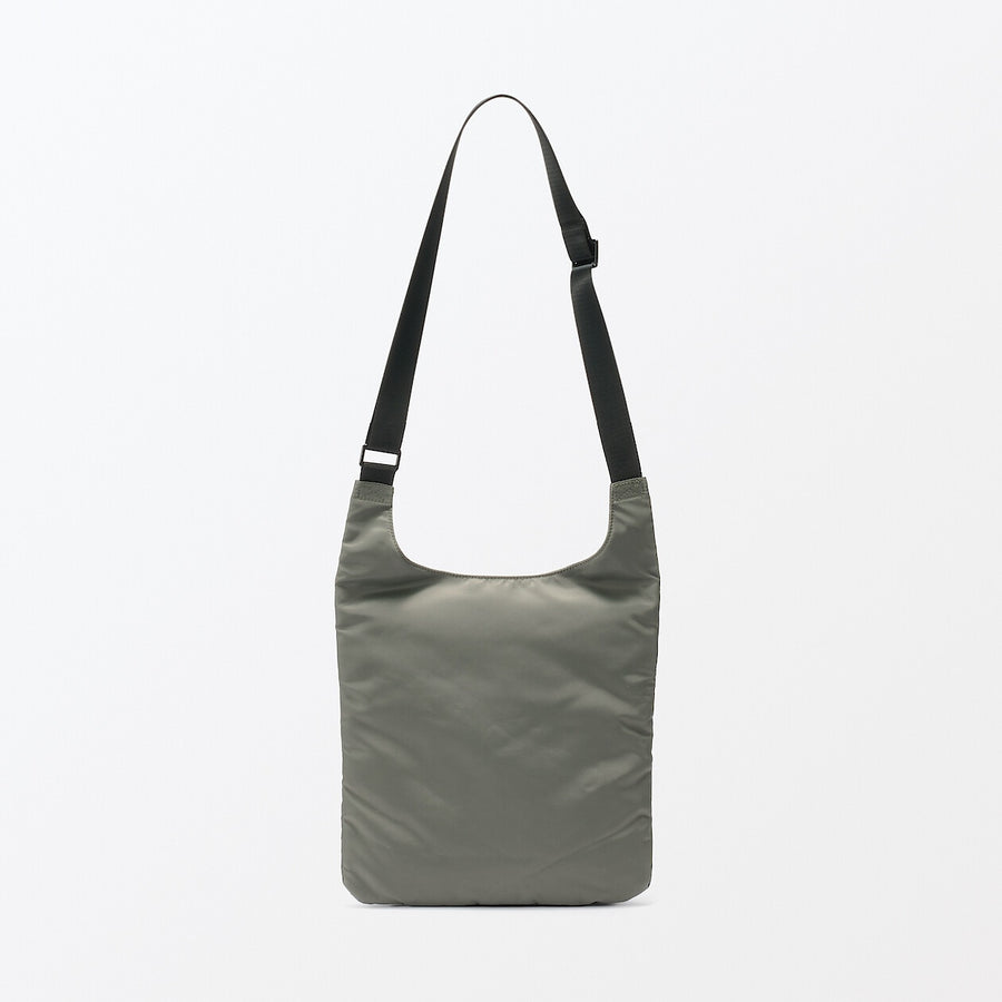 Nylon shoulder bag Black