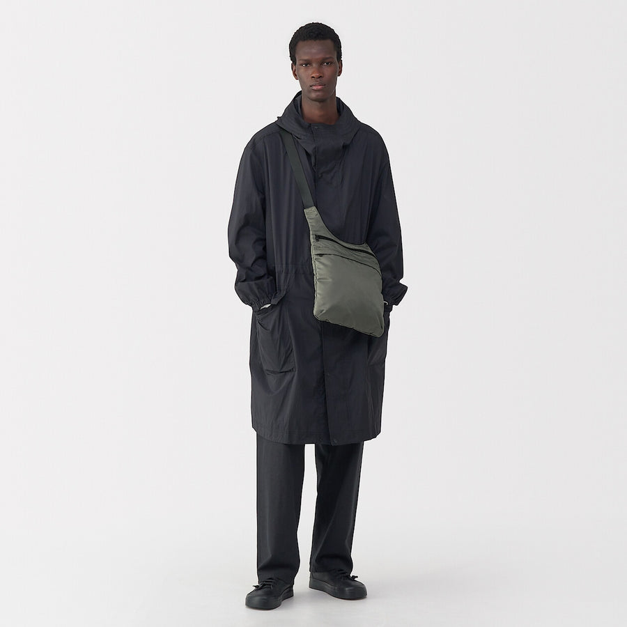 Nylon shoulder bag Black