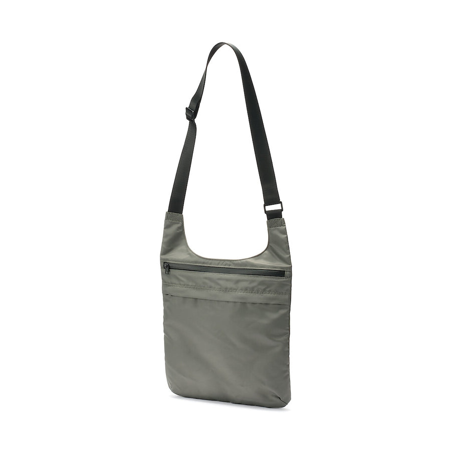 Nylon shoulder bag Black