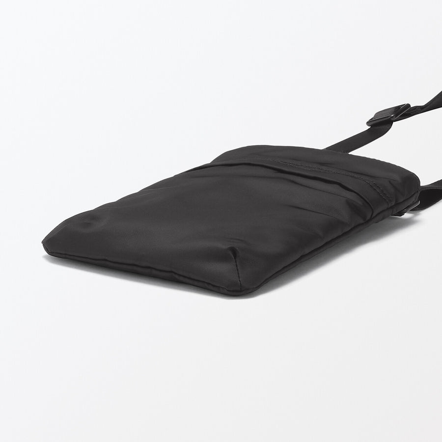 Nylon mini shoulder bag Black
