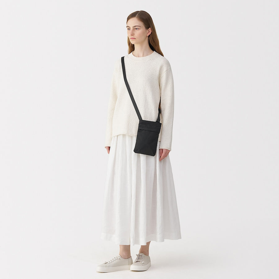 Nylon mini shoulder bag Black