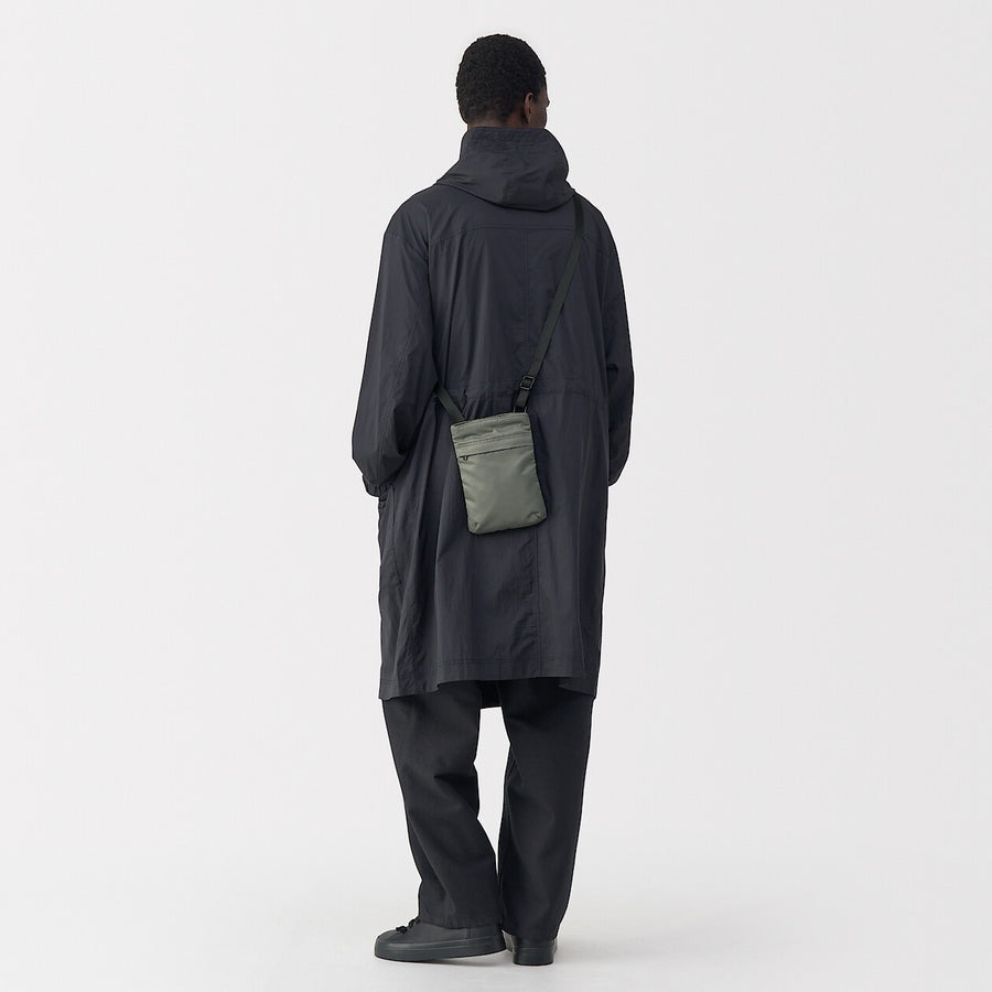 Nylon mini shoulder bag Black