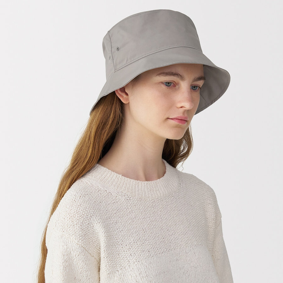 Water repelling bucket hat Medium grey