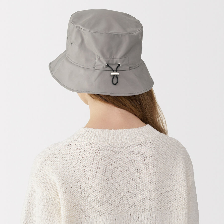 Water repelling bucket hat Medium grey