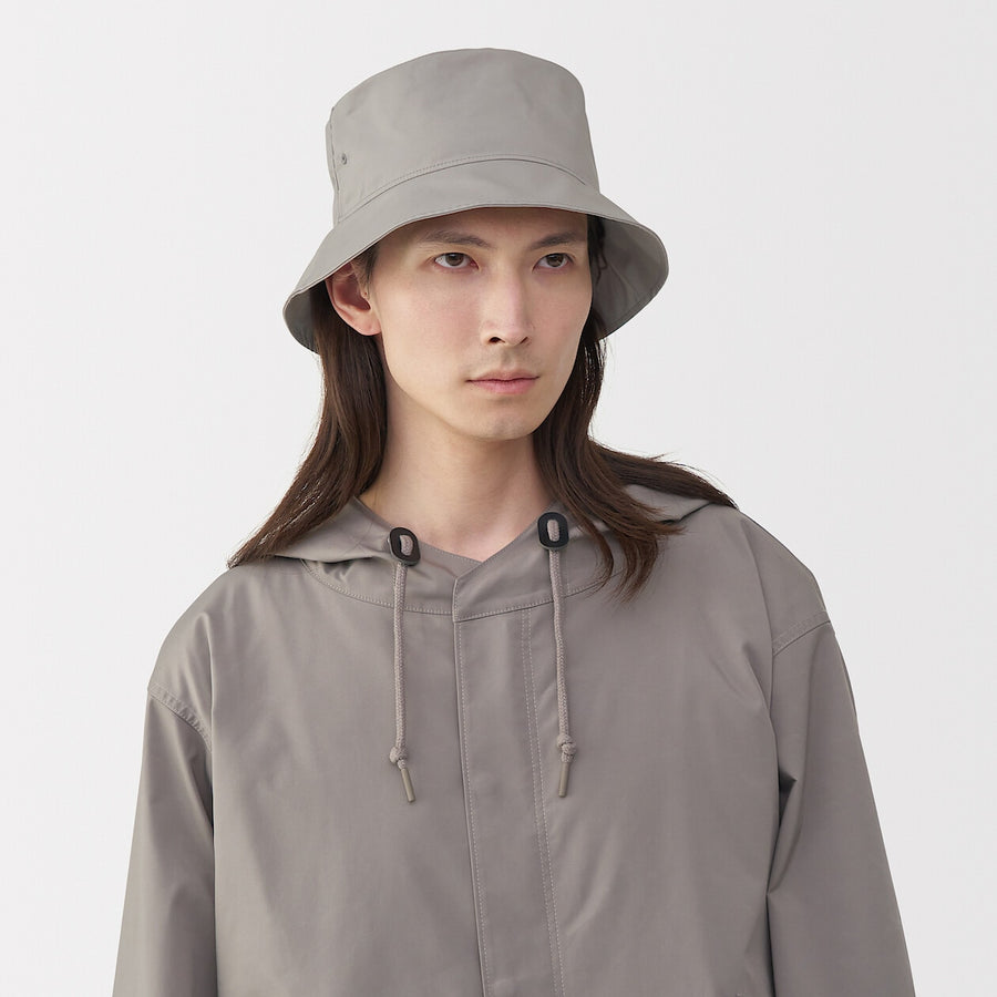 Water repelling bucket hat Medium grey