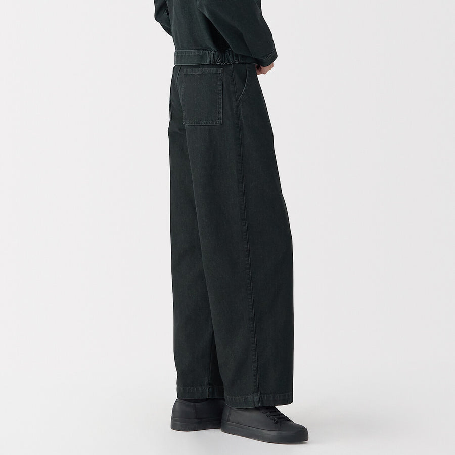 W's washi blended denim pants Dark grey23inch