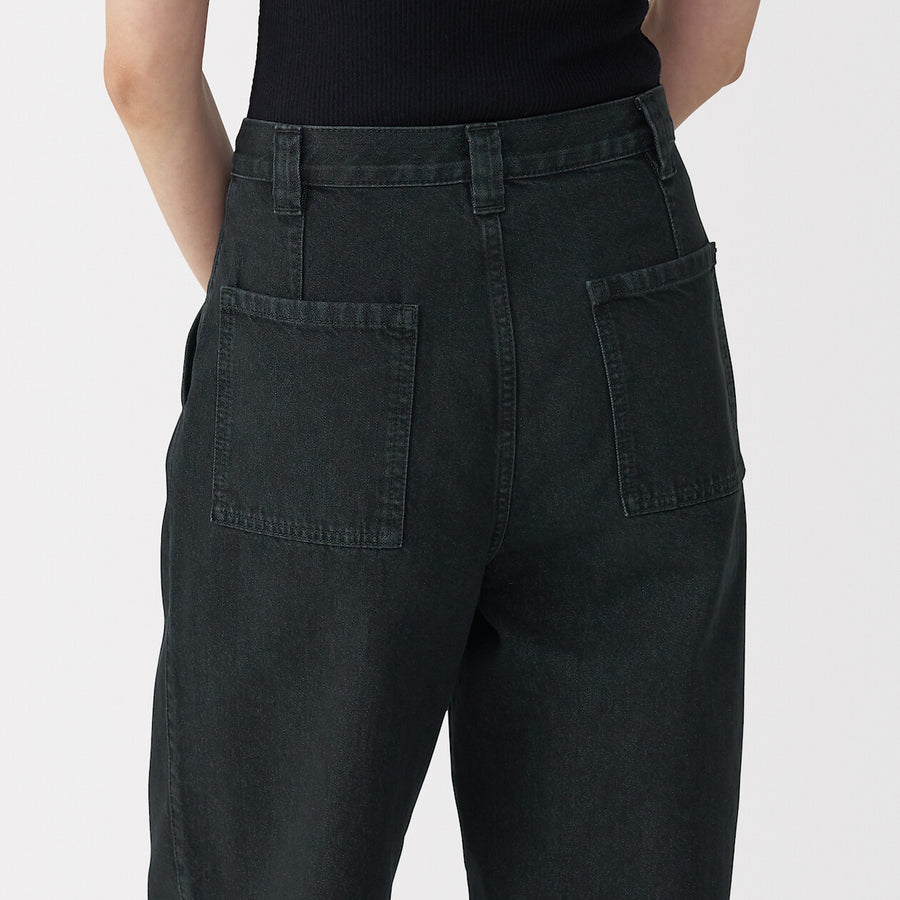 W's washi blended denim pants Dark grey23inch