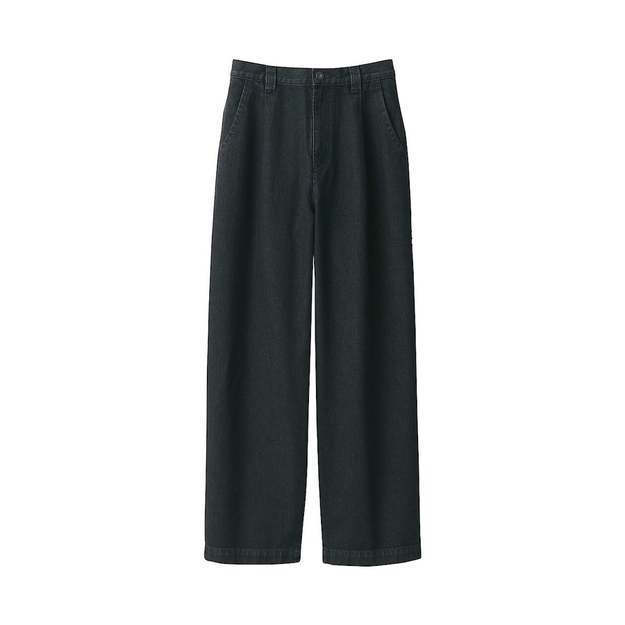 W's washi blended denim pants Dark grey23inch
