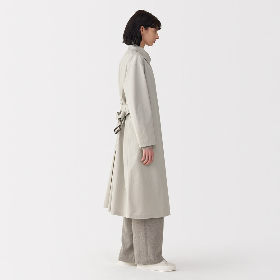 Women's high density cotton single breasted coat BlackS