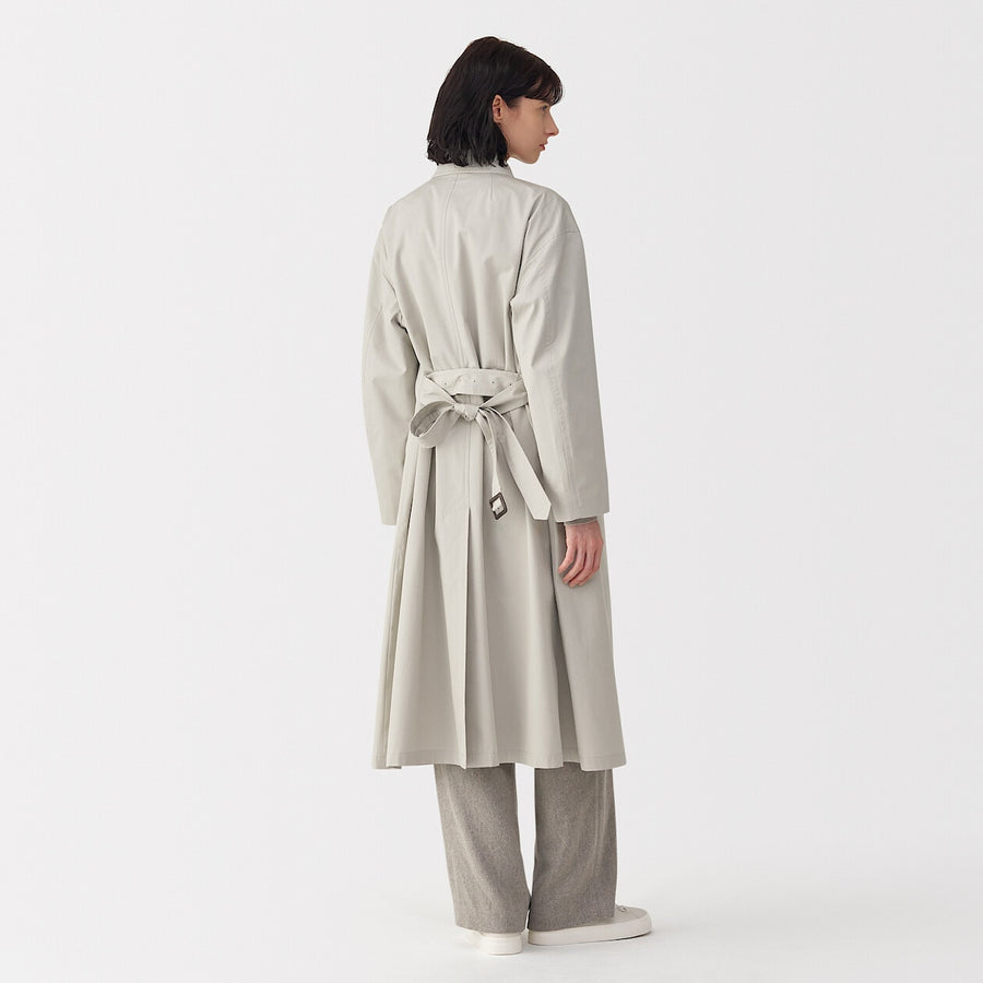 Women's high density cotton single breasted coat BlackS