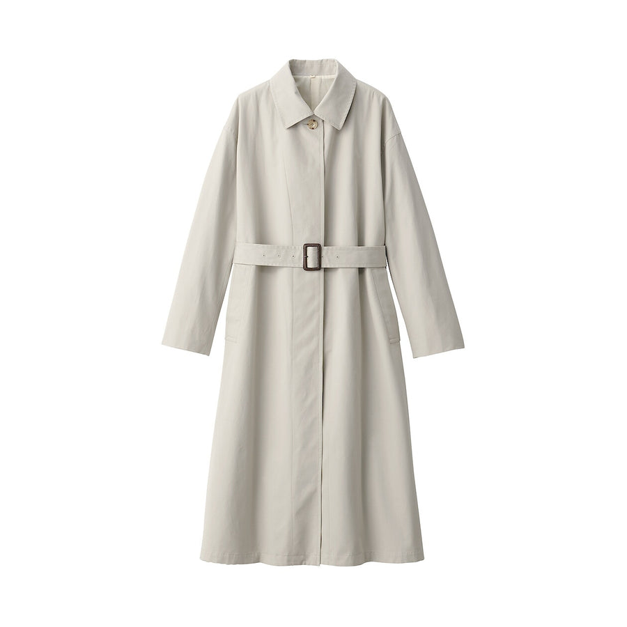 Women's high density cotton single breasted coat BlackS