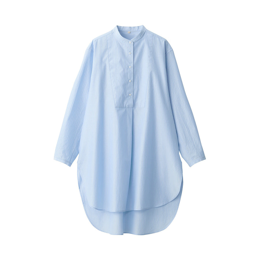 Women's silk blended long shirt WhiteS