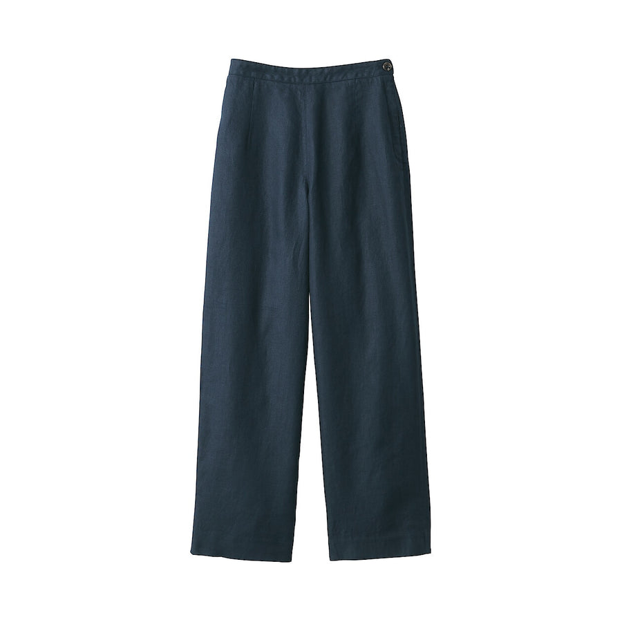 Women's linen wide pants NaturalXXS