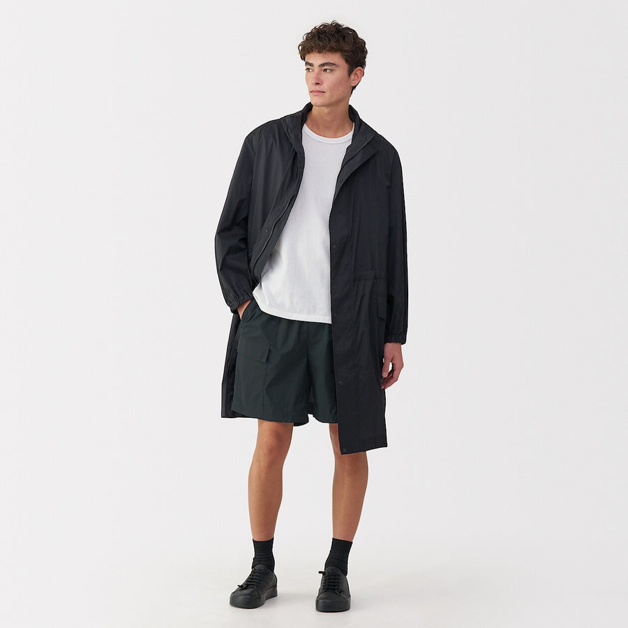 Men's nylon cargo short pants BlackS