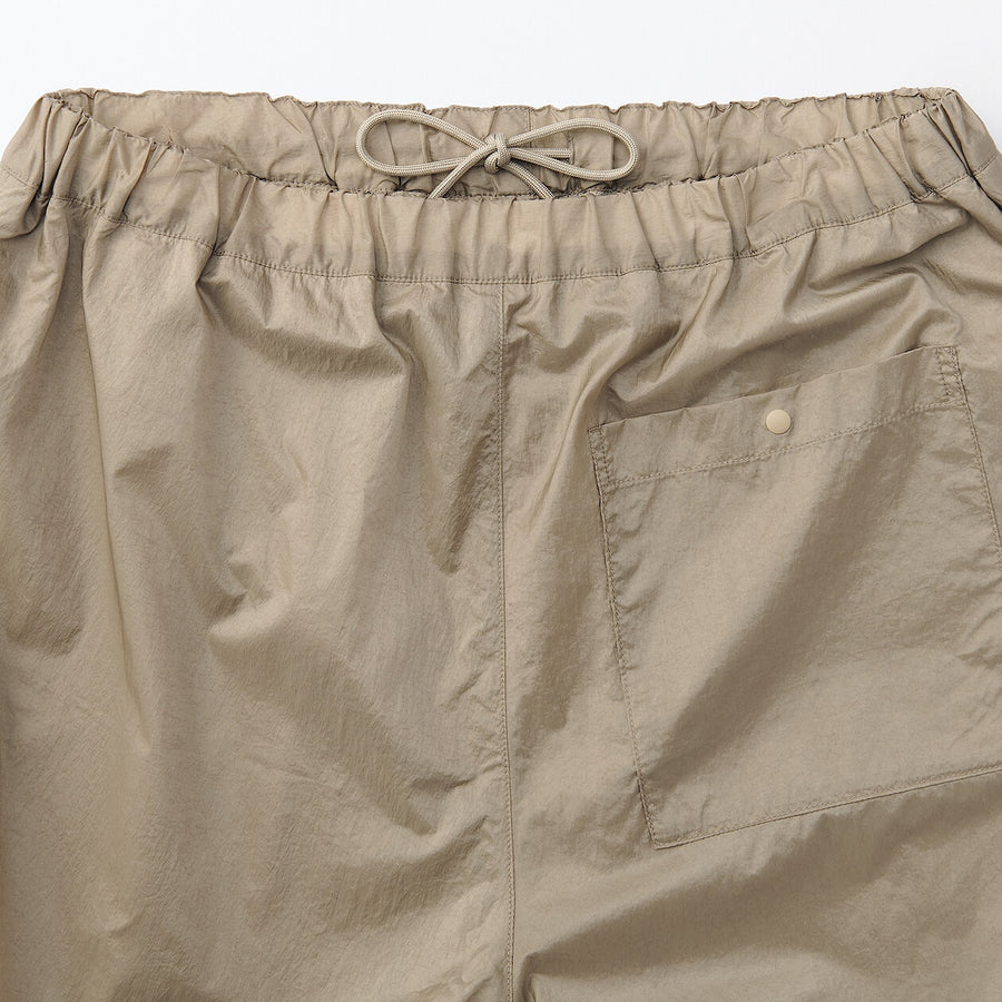Men's nylon cargo short pants BlackS