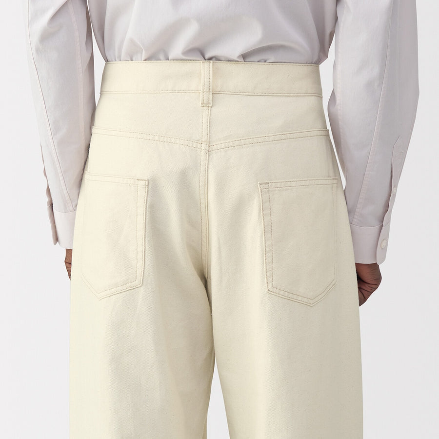 Men's washi blended twill 5 pocket pants Black29inch