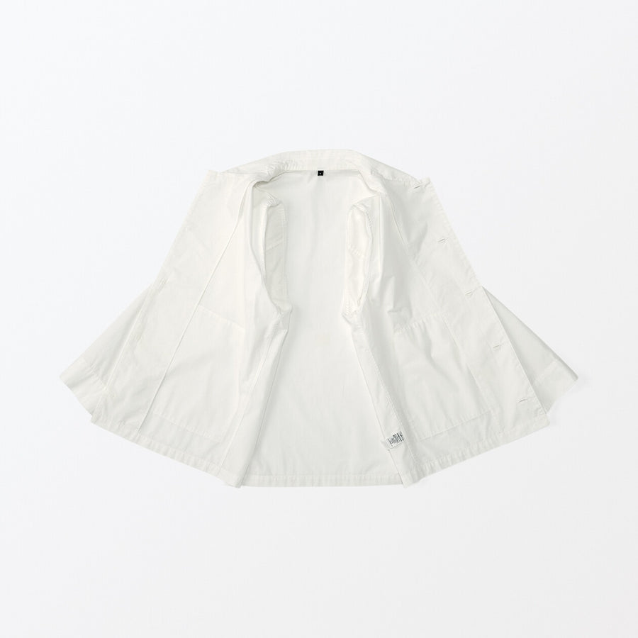 Men's Cotton Shirt Jacket Off WhiteS