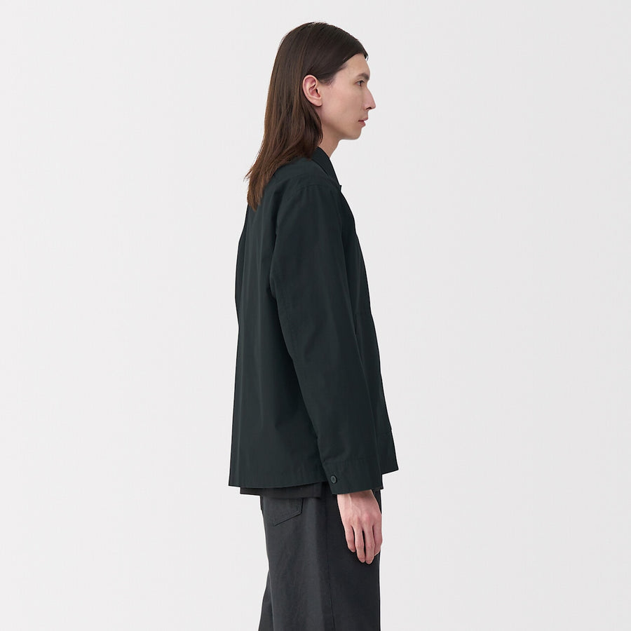 Men's Cotton Shirt Jacket Off WhiteS