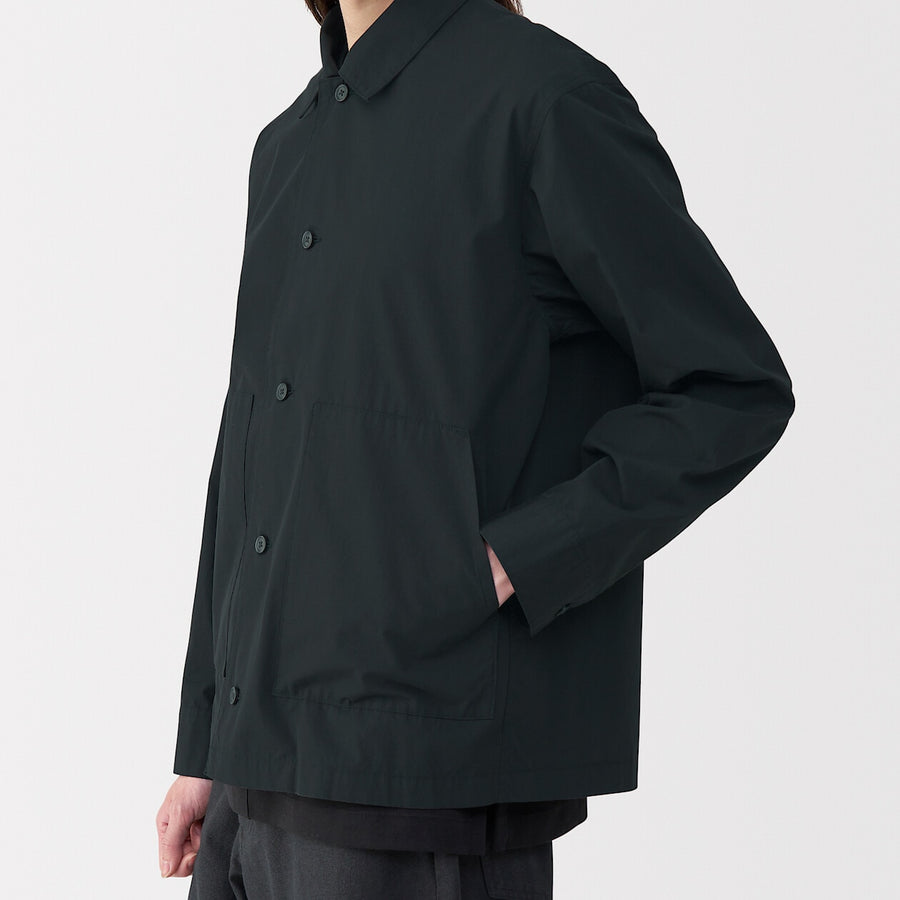 Men's Cotton Shirt Jacket Off WhiteS