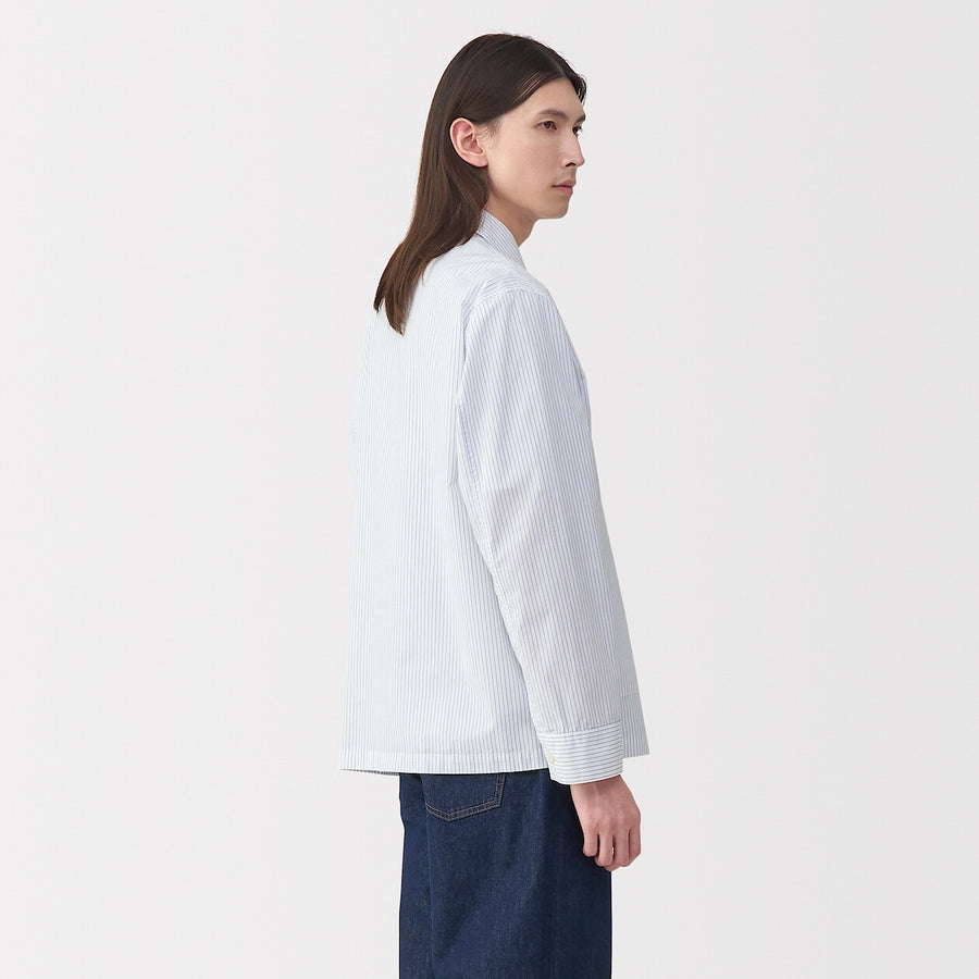 Men's Cotton Shirt Jacket Off WhiteS