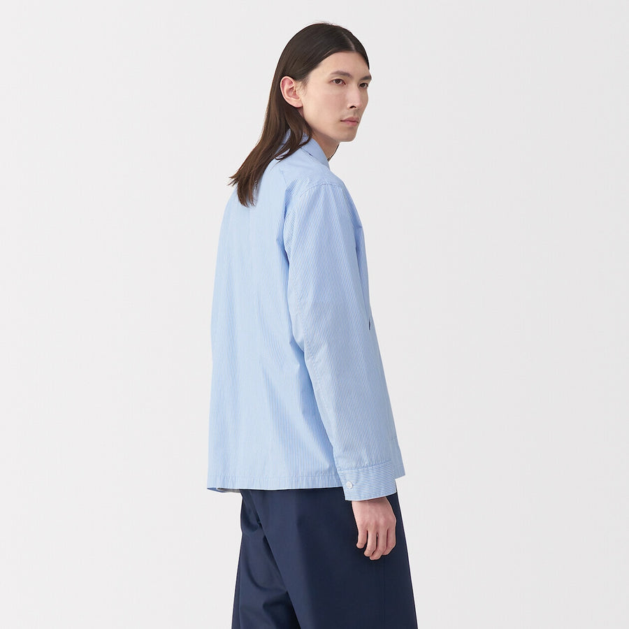 Men's Cotton Shirt Jacket Off WhiteS
