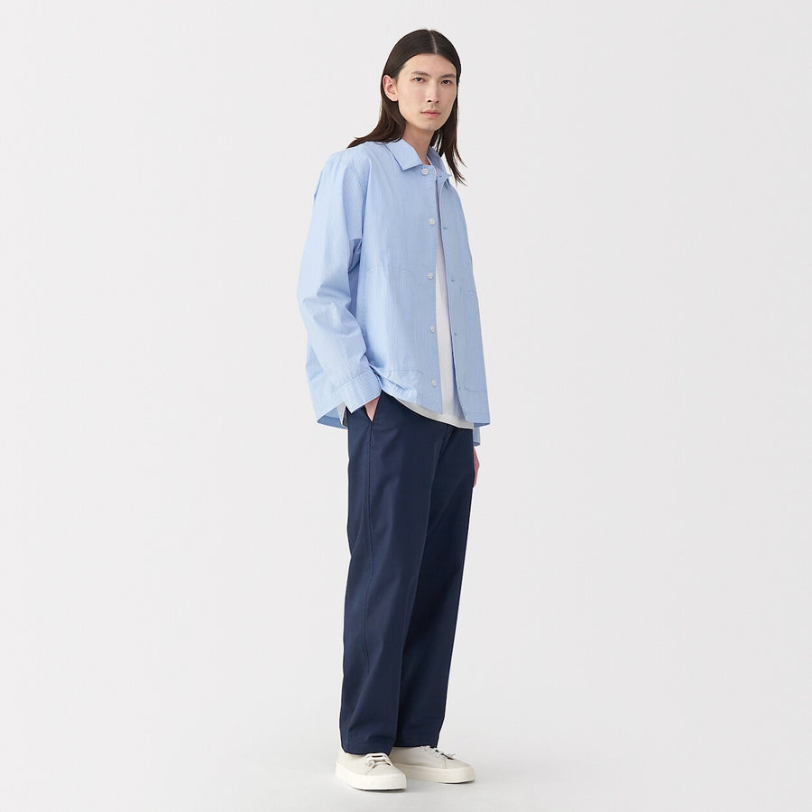 Men's Cotton Shirt Jacket Off WhiteS