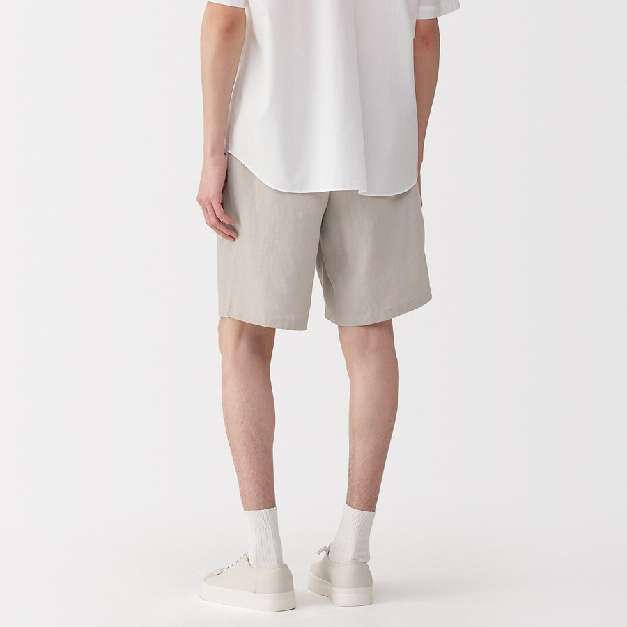 Men's Ramie short pants Light greyS