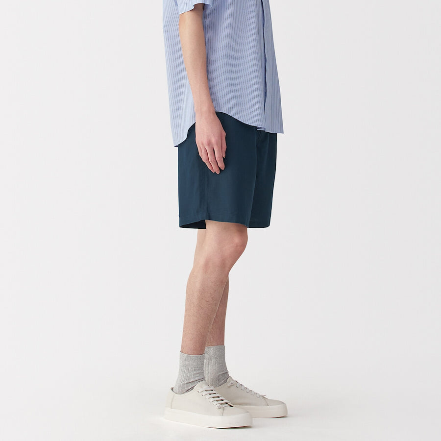 Men's Ramie short pants Light greyS