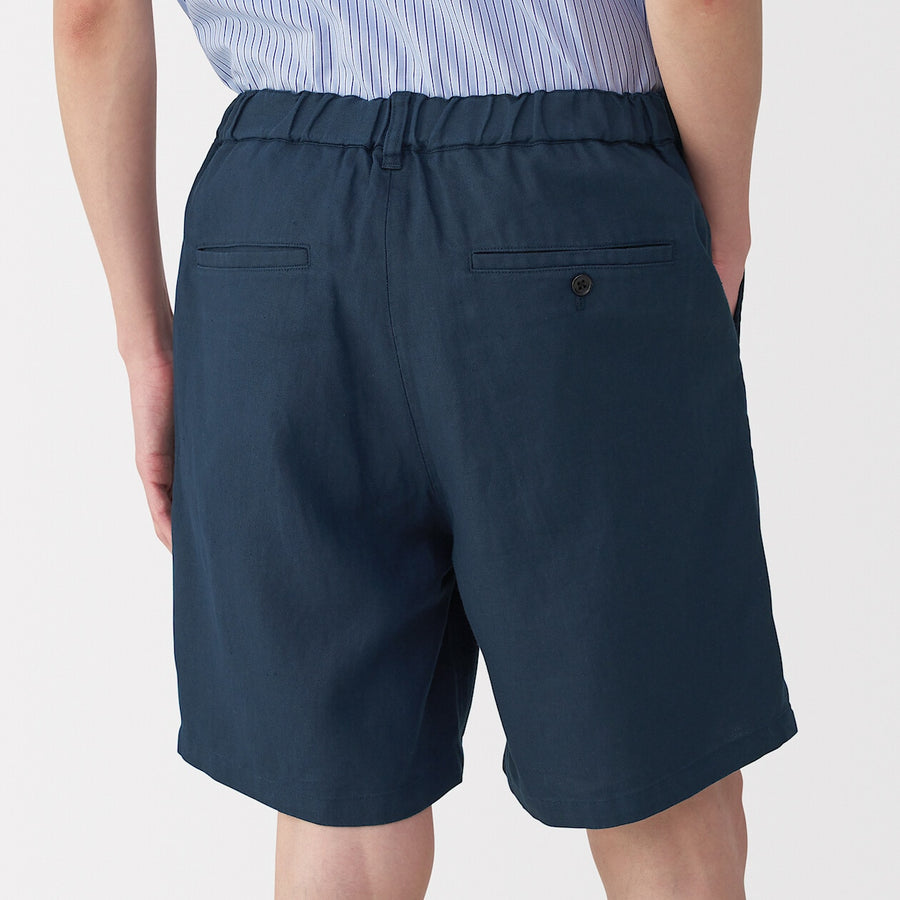 Men's Ramie short pants Light greyS