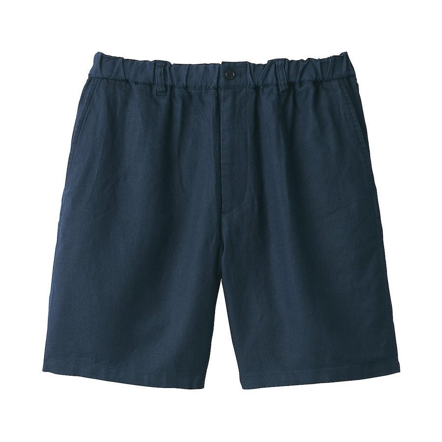 Men's Ramie short pants Light greyS