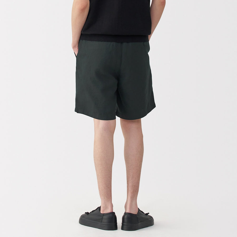 Men's Ramie short pants Light greyS