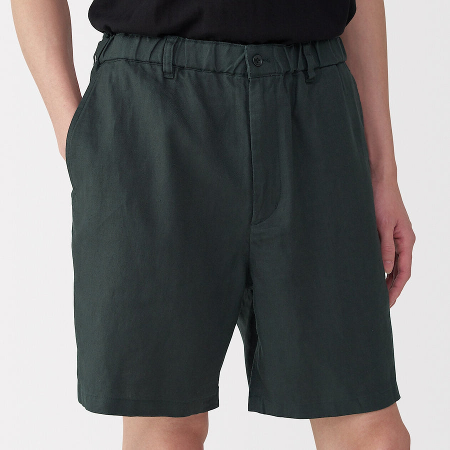 Men's Ramie short pants Light greyS