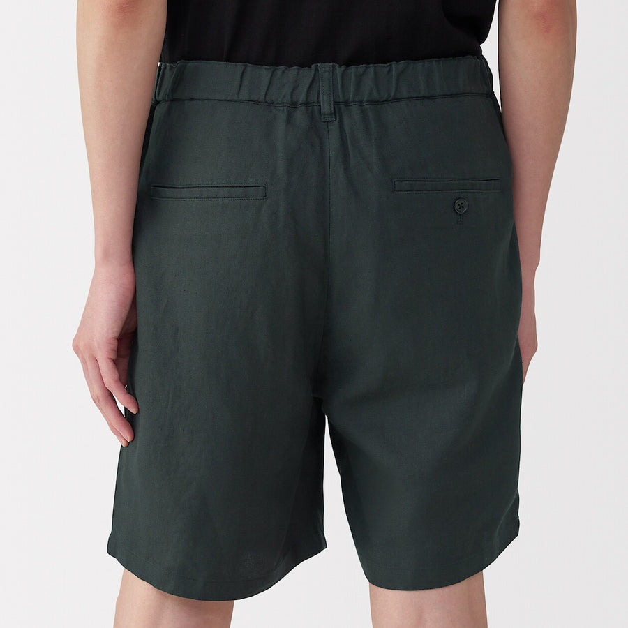 Men's Ramie short pants Light greyS