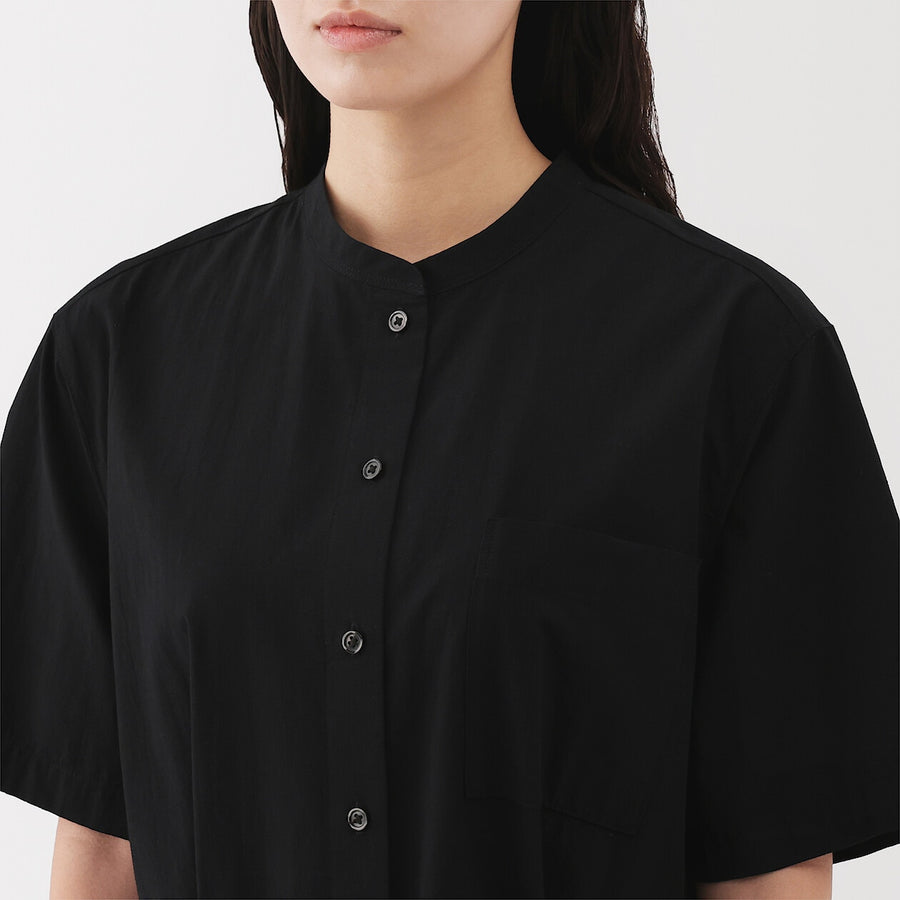 W's Cool touch S/Slv shirt dressBlackXS