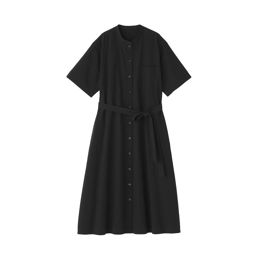 W's Cool touch S/Slv shirt dressBlackXS