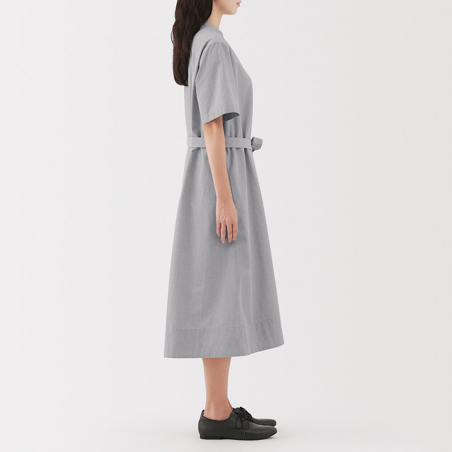 W's Cool touch S/Slv shirt dressBlackXS