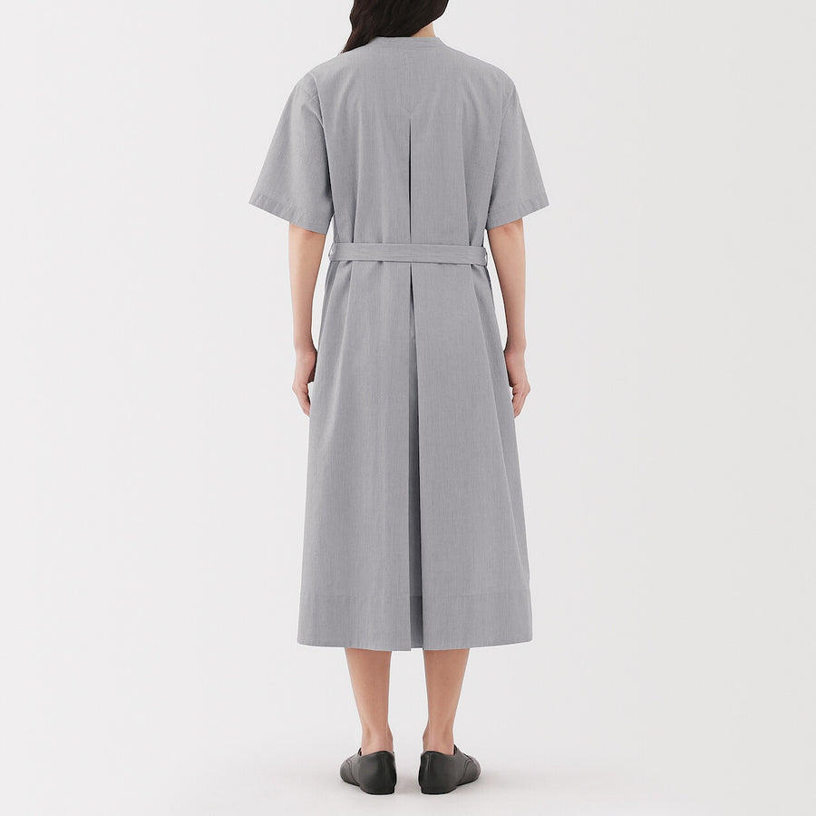 W's Cool touch S/Slv shirt dressBlackXS