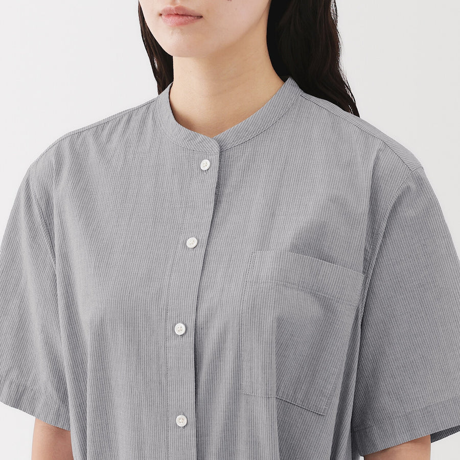 W's Cool touch S/Slv shirt dressBlackXS