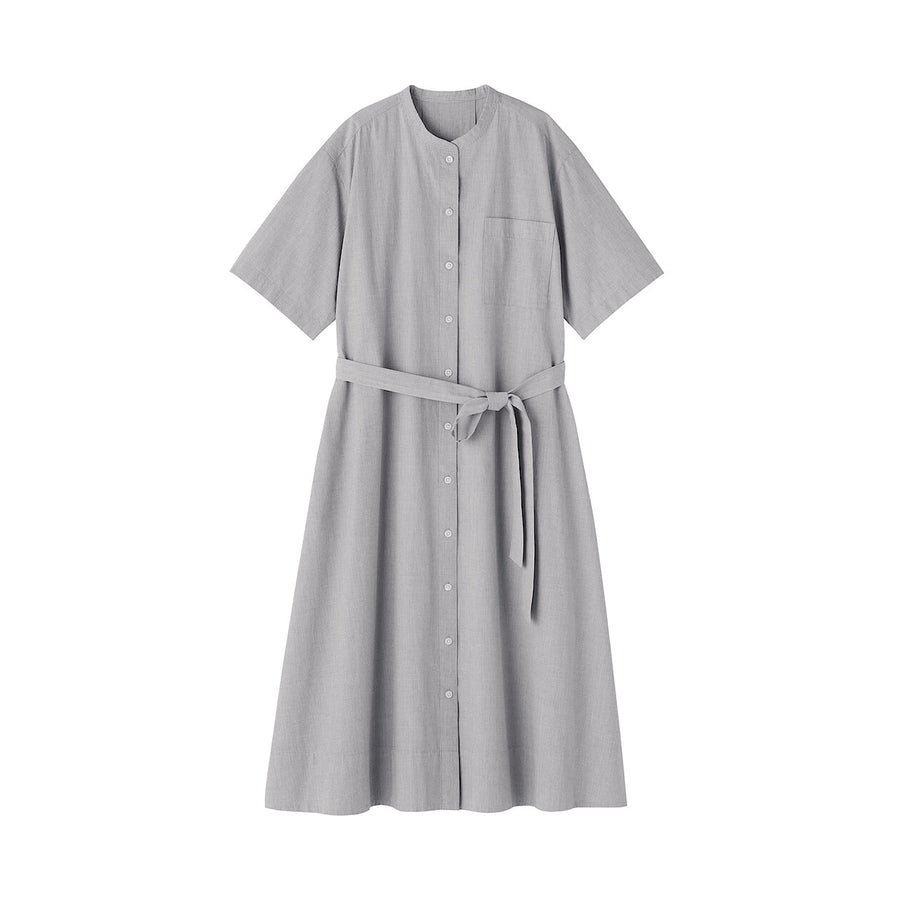 W's Cool touch S/Slv shirt dressBlackXS