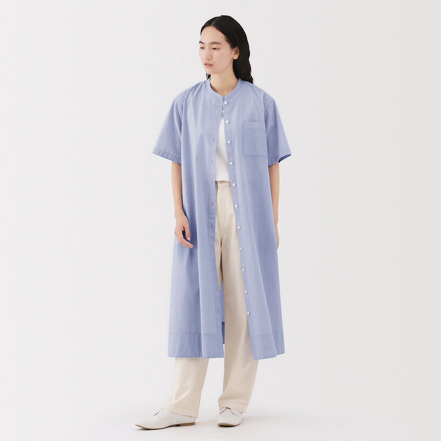 W's Cool touch S/Slv shirt dressBlackXS