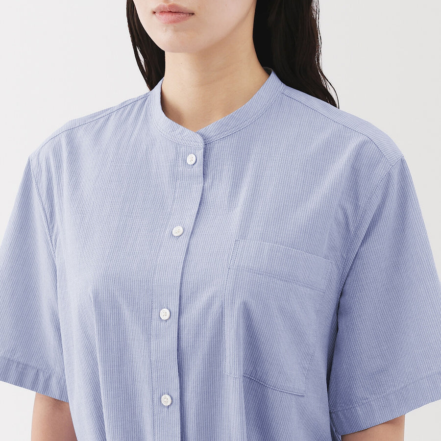 W's Cool touch S/Slv shirt dressBlackXS