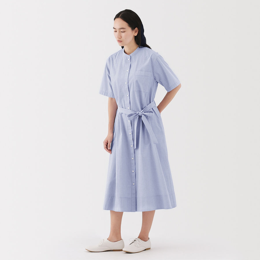 W's Cool touch S/Slv shirt dressBlackXS