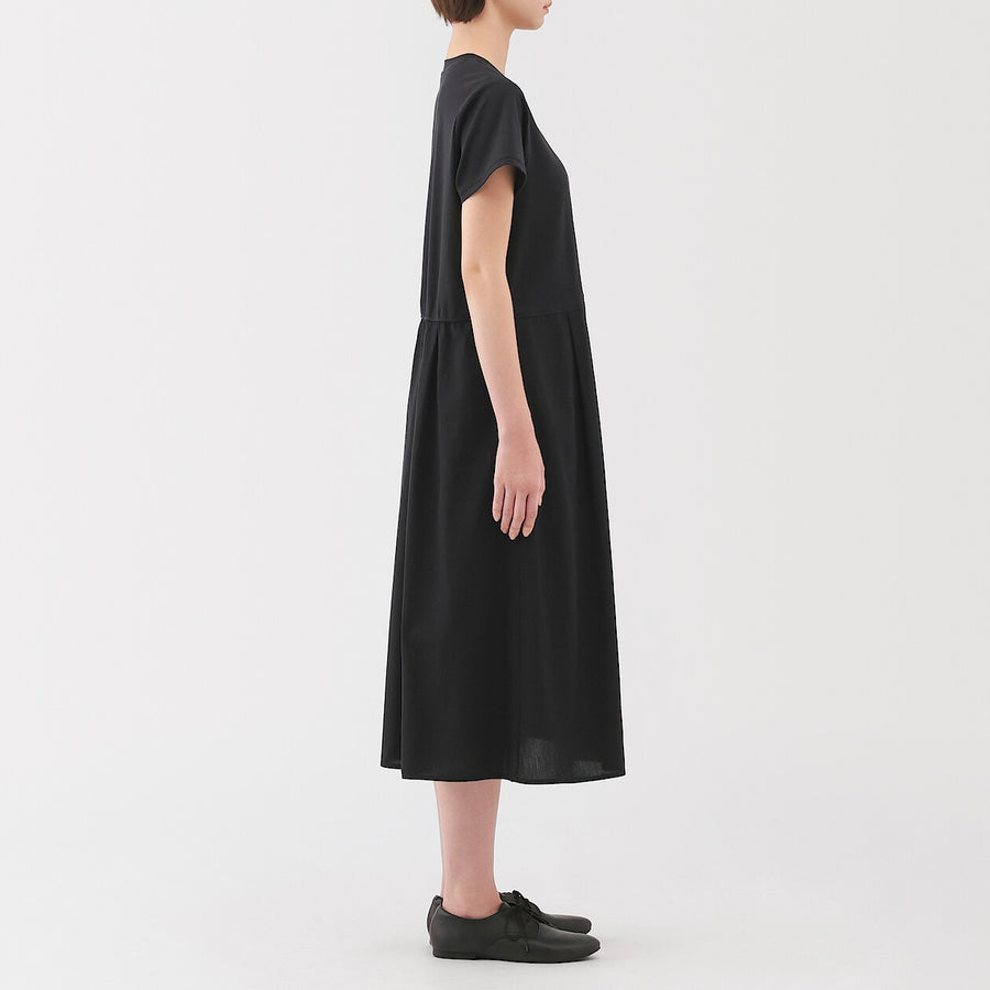 W's Cool touch S/Slv dress Saxe BlueXS