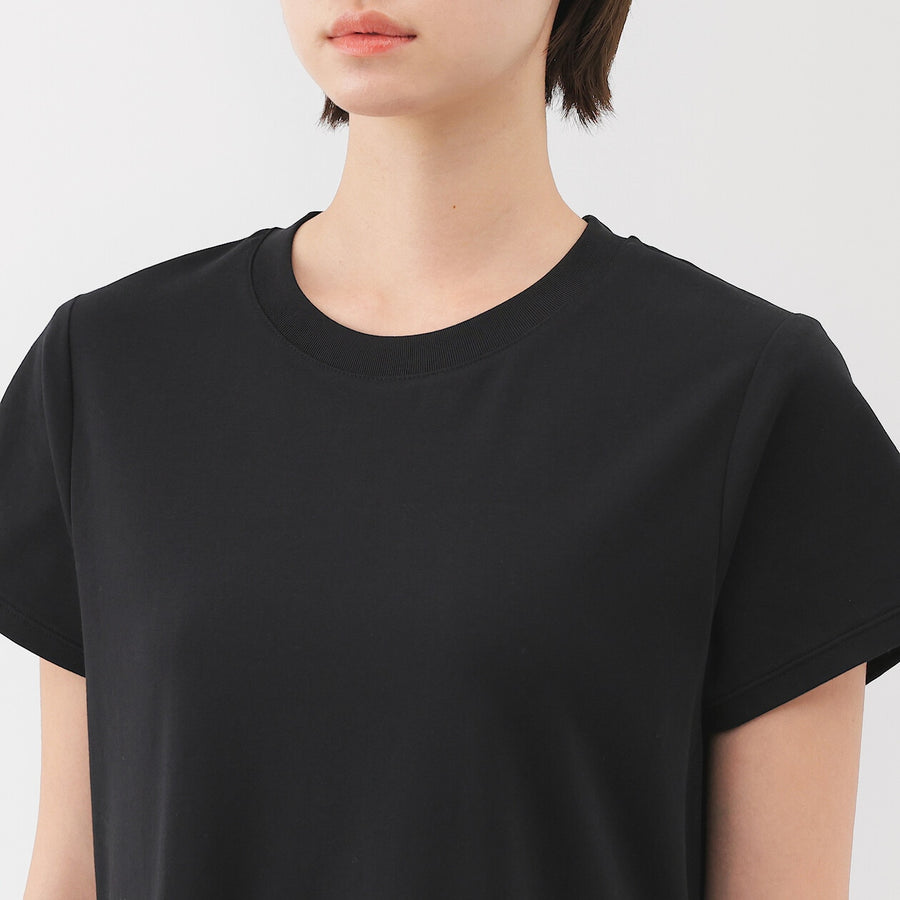 W's Cool touch S/Slv dress Saxe BlueXS