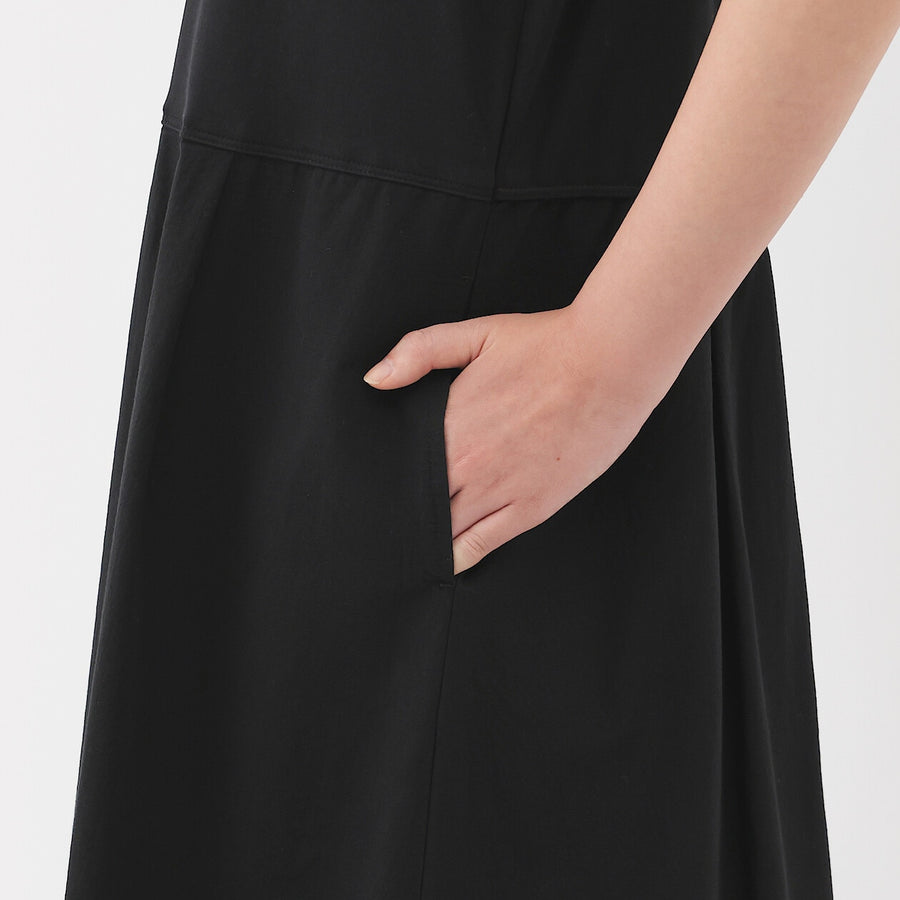 W's Cool touch S/Slv dress Saxe BlueXS