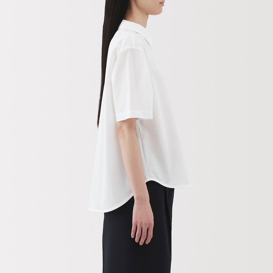 W's Cool touch Regular collar S/Slv shirtWhiteXS