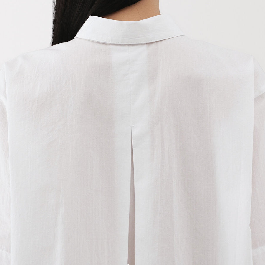 W's Cool touch Regular collar S/Slv shirtWhiteXS