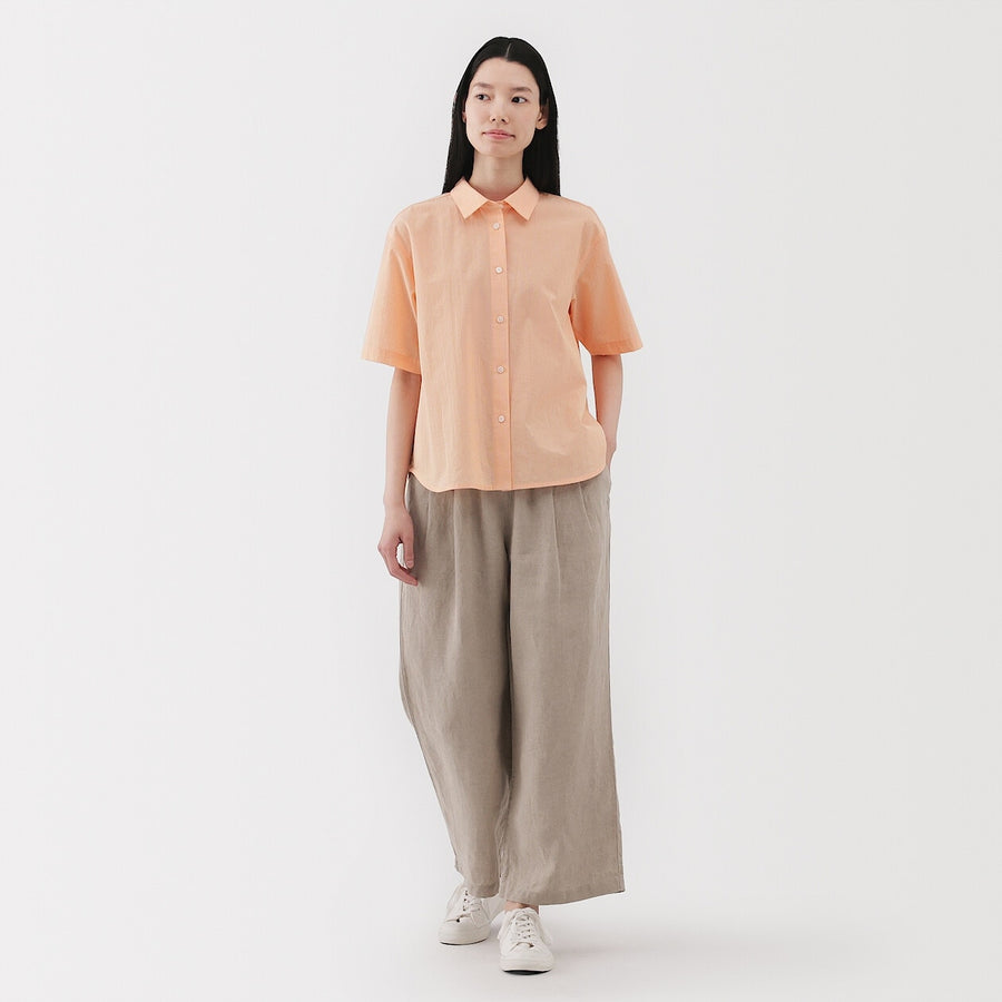 W's Cool touch Regular collar S/Slv shirtWhiteXS